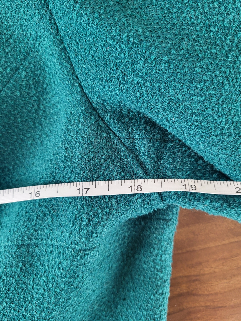Anne Klein Teal Textured Peplum Jacket - Picture 12 of 15